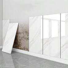 10/30/50 peças de papel de parede de azulejos de mármore 3D, painéis de parede de espuma autoadesivos, à prova d'água e umidade, adesivos de parede para decoração de casa, removíveis e adesivos, fáceis de limpar e cortar, para reforma de banheiros, salas de estar, cozinhas, quartos