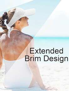 1 件女士网眼透气夏季太阳帽，韩版针织棒球帽，户外运动遮阳帽 - 彩色 - 查看 4