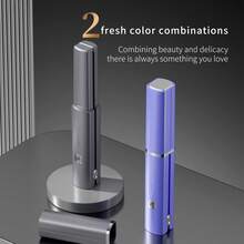 1 pieza Nuevo alisador de cabello inalámbrico portátil, clip para rizar y alisar, 3 niveles de temperatura ajustables, herramienta de peinado antifrizz y suave, carga USB, regalo de cumpleaños/Navidad/Halloween