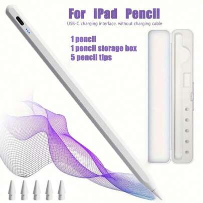 GICOOK 有源手写笔兼容 iPad Pencil (2018-2023)、iPad Air 3/4/5、iPad 6/7/8/9、iPad Mini 5、iPad Pro 11/12.9 英寸、八角形设计、防误触、磁性存储、送给男孩/女孩/女朋友的理想礼物、多种颜色可选