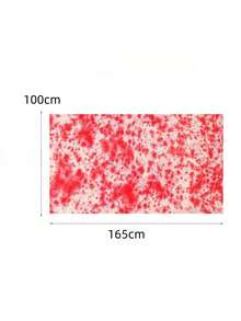 1pc Horror Corpse Cloth, Scary Scene Decoration, Tablecloth, Yard Decor, Coarse Gauze Ghost Festival, Blood Stained Gauze - Multicolor - View 2