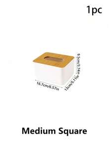 1/2 hộp đựng khăn giấy gia đình sáng tạo tối giản, giá đựng khăn giấy bằng tre, hộp đựng khăn giấy hình chữ nhật thời trang, bền và đa năng, thích hợp cho phòng tắm, bàn trang điểm, mặt bàn, phòng ngủ, văn phòng, vật dụng thiết yếu trong gia đình - Nhiều màu - Xem 12