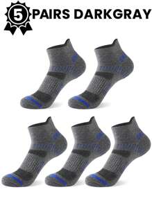 30 双男女通用船袜，柔软透气舒适踝袜，防摩擦男士吸汗运动休闲低帮浅口短袜，适合骑自行车、跑步、旅行、徒步旅行、登山......