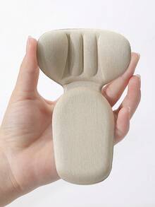 1 Pair/2 Pairs Heel Grips Liner Cushions Inserts For Loose Shoes, Heel Pads Snugs For Shoe Too Big Men Women, Filler Improved Shoe Fit And Comfort, Prevent Heel Slip And Blister  Plain    Basics  Cute    Plain / Plain Toe - Beige - View 7