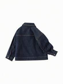 Balabala Chaqueta de jean para bebé niño con estampado de oso, nueva colección otoño 2025 - Denim azul oscuro - Ver 5