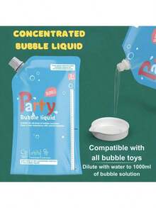 Bubble Solution Children's Toy Multicolored Bubble Concentrate Bubble Solution, The Ideal Gift For Thanksgiving And Halloween. - 藍色2pcs - 查看 5