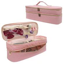 Shark Flex Style Portable Bag, Shark Hairdryer Portable Double-Layer Storage Bag, Double-Layer Partition Large Capacity Zipper Closure, Fashion Minimalist Style, Hairdryer Portable Travel Storage Bag, Necessary For Home Salon Stylists | Recommended Holiday Birthday Gift, Waterproof And Scratch-Resistant, Portable Handle, Internal Fixing Strap, Universal Design, Multi-Function Accessory Compartment, Christmas, New Year, Valentine's Day Gift, Travel Companion