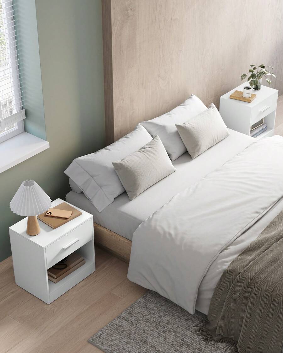 VASAGLE Nightstands - Klassikweiß - 查看 1