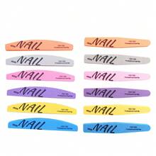 Factory Wholesale Professional 5pcs Double Side 100/180 Eva Nail File Buffer Mega Sponge File For Beauty Nail Tools For Press On Nails