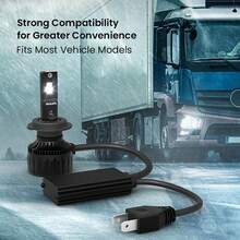 2pcs Philips Ultinon Rally 3510 High-Brightness LED Car Headlight Bulb With 6500K High Brightness White Light Suggest Purchasing Two Replacements For Better Results - Multicolor - View 9