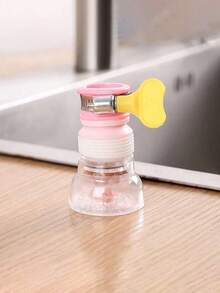 1pc Faucet Water Filter, Removes Chlorine, Fluoride, Heavy Metals And Hard Water, Multi-Layer Filtration Tap Water Purifier, Suitable For Home Kitchen And Bathroom Use