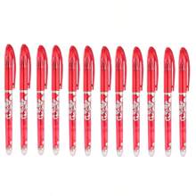 12pcs 0.5mm Blue Refillable Erasable Gel Pens, Magical Erasable Ink Pens, Full-Length Ink Reservoir, Office & Student Stationery, School Supplies,Back To School - Multicolor - View 18