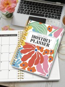 2026-2027 年月度计划笔记本，适合女性和男性，A5（5.7 英寸 X 8 英寸）每周和每月学年计划日历，1 月 - 12 月，个人组织者，办公和学校用品 - 彩色 - 查看 1