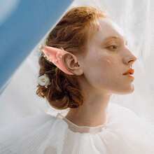 2 Stücke Ohrschmuck, mit Kunstperlen Halskette & Strass Schmetterling, lange & kurze Stile, geeignet für Festivals, Partys, Halloween, Weihnachten, Cosplay - Verschiedenfarbig - Übersicht 5