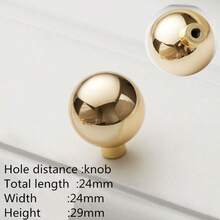 1 Pc Zinc Alloy Modern Minimalist American Imitation Gold/Bronze Color Handle Is Suitable For Drawers, Bedside Tables, Storage Cabinets, Wardrobes, Cabinet Door Handles, And Furniture Hardware Accessories