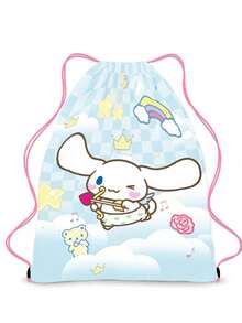 1/2/3 Stück süße Cartoon Kordelzug Rucksack Tasche, tragbare Aufbewahrung Kordelzug Tasche, multifunktionale Aufbewahrungstasche für Kosmetik und Bücher, geeignet für Weihnachten, Neujahr und Geburtstaggeschenke, Reise- und Schul-Essentials, Geschenke für Frauen, Weihnachtsgeschenke, Geschenkideen für Frauen