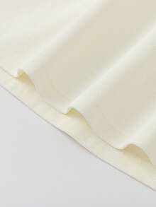 Balabala 2025秋季新款甜美少女A字连衣裙，学院风 - 乳白 - 查看 8