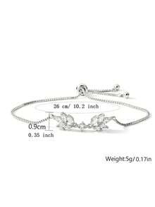 rakol مجموعة سوار أنيقة مكونة من سلسلة عين وشرابة، مناسبة للارتداء اليومي للنساء، الحفلات، الزفاف، هدية عيد الحب، قطعتان