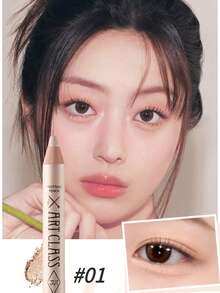 Too Cool for School Artclass 摩擦笔，附赠 1 个专业削笔器，集眼影、眼线、遮瑕、高光、珠光、提亮笔、眼影棒、多维眼影棒、眼线笔、可晕染眼影棒、眼线笔、眼影高光笔于一体，质地柔滑自然，持久提亮，易于涂抹，适合日常妆容，韩国化妆品 - #01 Shining Linen - 查看 2