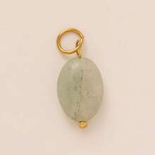 1 Phụ kiện vòng cổ tự làm đơn giản thời trang bằng thép không gỉ hình rắn sừng quấn đá xanh và trắng hình bọ cánh cứng kem dứa nấm ngọc trai mặt dây chuyền bằng thép không gỉ, mạ vàng 18K, chống thấm nước và mồ hôi, thích hợp đeo hàng ngày và dự tiệc, quà tặng ngày lễ tình nhân, quà tặng cho phụ nữ, trang sức cho phụ nữ - Nhiều màu - Xem 18