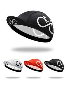 1 Stück leichte Radmütze - verstellbare Größe mit feuchtigkeitsableitender Technologie, leuchtende Farben, minimalistisches Design, atmungsaktive und schnell trocknende Radmütze für Renn- und Mountainbikes, geeignet für Outdoor-Sport, Laufen, Angeln, Radfahren und mehr