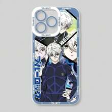 Funda de Seishiro de Japan Blue Lock compatible con  16e 11 12 13 14 15 16 Pro Max Plus XR XS Max 8 7 6 6S PLUS, funda suave de TPU transparente, compatible con funda de  17, funda de  17 Pro, funda de  17 Pro Max - S13108 - Ver 13