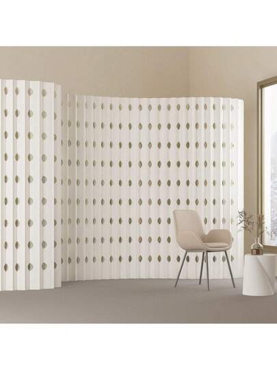 Divisorio per stanza, camera da letto, divisorio pieghevole in carta kraft, che può essere posizionato in salotti e saloni di bellezza ed è versatile per uffici.