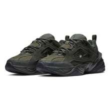 Nike 耐克男士轻便舒适耐穿橡胶底户外跑步鞋，新款经典款式，适合较小脚型，时尚复古配色休闲运动鞋，BV0074-300 - 墨綠色 - 查看 1
