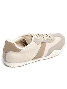Baskets rétro mixte 9010 – Sneakers en daim avec semelle fine, style vintage et déclinaisons moderne - 米色 - 查看 4