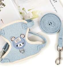 Cat Leash For Outdoor Walking, Cat Vest Style Chest Harness, Small Dog, Pet, Anti Running Dog Leash