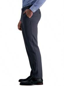 Men's Slim Fit Stretch Premium Gabardine Dress Pant-20256688 - Lead - View 6