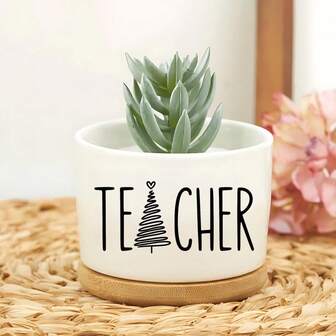 Maceta decorativa de muñeco de nieve para exterior - Maceta interior para plantas de la casa, macetas para suculentas con drenaje, decoración del hogar única e ideal como regalo para amantes de las plantas, accesorios de jardinería - También excelente para la decoración de la sala de estar, la decoración del porche delantero y como regalo de cumpleaños para mujeres