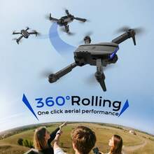 AXNEN Nuevo modelo E99/K3 Mini Drone plegable doble, equipado con un quadcóptero, estabilizador de vuelo con flujo óptico y cámaras duales HD, diseñado específicamente para principiantes. Es un dron asequible y de alta calidad, utilizable tanto en interiores como en exteriores - un regalo perfecto para Navidad, Acción de Gracias y Halloween.