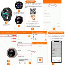 1.53" AMOLED Touchscreen Smartwatch, 100+ Sports Modes, Fitness Tracking, Wireless Calling, Notifications, Pedometer, Calorie Counter, Customizable Dial, Alarm, Weather, Music Control, Compatible With Android & IOS - Multicolor - View 9
