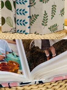 1pc100 Sheets 6 Inch Red Heart Album, 4 Sheets 6 Inch Large Inserts, 1 Sheet 6 Inch Plastic Wrap Scrapbook, Back To School, School Supplies, Large Instant Camera Album, Heart Shape, Back To School, School Supplies.Christmas And New Year Gifts, Wedding Albums, Valentine's Day Photo Albums - Multicolor - View 9