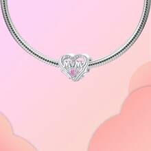 Silver Plated Charms Golden My Angel Love Multicolored Zirconia Mom Silver Football You Will Always Be A Pact Of Me Angel Wings Silver Zirconia Bow Angel Wings Angel Series Charm Fit Original Bracelet Charm Beads Necklace Diy Female Jewelry