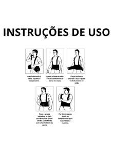 Ergonomic Posture Spine Brace With Abdominal Compression Suspender And POP Lumbar Protection - 黑色 - 查看 11