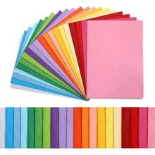 Kesote Papel de Seda Papel de 20 Colores para Hacer Manualidades Decorativas (50 x 35) - 1 - Ver 9