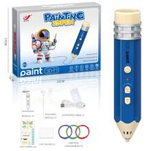 1Set Low Temperature 3D Pen Children DIY 3D Printing Set,New Pencil Design,(Use It After Charging)Puzzle Science Toys For Kids Early Educatio Gift PCL Material Painting Toys .Halloween, Christmas & Birthday Gifts. Using PCL Consumables (For Low-Temp Pens) - Multicolor - View 14