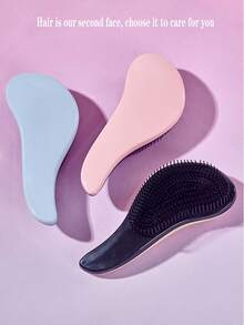 1pc New Curling Brush, 2025 Latest Wild Boar Fleece Styling Brush, Curling Brush, Suitable For All Styles And Women Curling Boys Valentine's Day Heart Shaped Women's Valentine's Day T-Shirt Valentine's Day Heart Shaped Decorative Knitwear