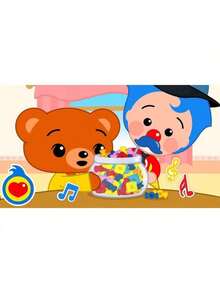 Various Cartoon Plim First Party Decorations Cute Pig Rainbow Custom Vinyl Background Banner Photography Studio Props - White 2 - View 3