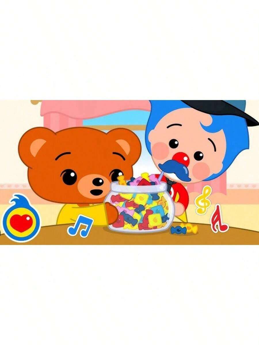 Various Cartoon Plim First Party Decorations Cute Pig Rainbow Custom Vinyl Background Banner Photography Studio Props - White 3 - View 1