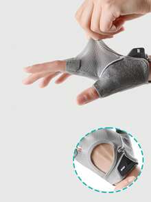 1 Pair Unisex Fitness Gloves, Anti-Callus, Workout Gym Equipment Training, Suitable For Weightlifting, Kettlebell, Pull-Up Bar