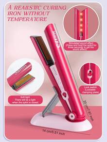 儿童美发沙龙设计了角色扮演装扮玩具、逼真的电动卷发器和吹风机（不带温度）、带灯光和音效的女孩玩具，以及时尚的专业角色扮演服装。Cosplay服装设计师。女孩的礼物，圣诞节，派对 - 彩色 - 查看 6