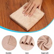12 Pack Cleaning Cloth,Ultra Soft Absorbent Quick Drying Microfiber Cleaning Rags,No Scratches,Reusable,Washable,Lint Free Cleaning Towels For Kitchen,Window,Glass,Car,12"*12"(Camel),7324586 - 駝色 - 查看 2