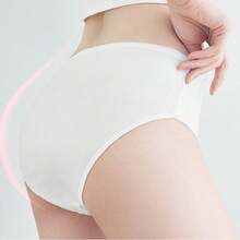 Ropa interior desechable para mujeres, cómoda para viajes, calzoncillos de secado rápido, bragas desechables para spa, damas, bragas de hotel, spa, estancias hospitalarias, emergencias (Blanco, 5 paquetes)