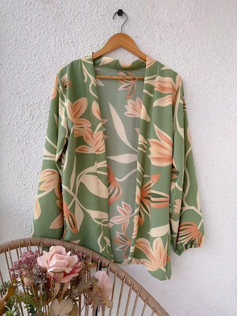Dune Cardigan Kimono - verde menta - Ver 1
