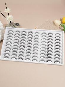 MAANGE Bộ 40/20/7 cặp mi giả tự nhiên, mi giả lông chồn dài, dày, cong, làm thủ công, dụng cụ trang điểm, bán chạy. - Mi tự nhiên - Xem 9