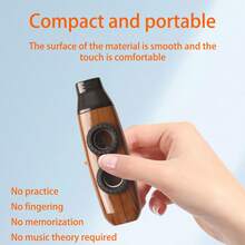 1 pieza Kazoo profesional, disponible en múltiples colores, fácil de aprender, incluye 3 membranas adicionales, afinación ajustable, adecuado para acompañar a la guitarra, ukelele, violín, piano, para principiantes y profesionales, adultos/amantes de la música, también un regalo maravilloso para las fiestas