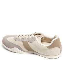 Baskets rétro mixte 9010 – Sneakers en daim avec semelle fine, style vintage et déclinaisons moderne - 米色 - 查看 3